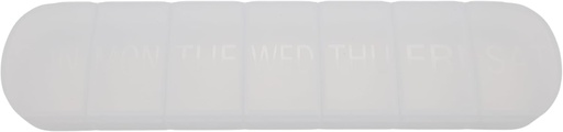 [BRSROHD5OUIWCFA4] 7 Día Píldora semanal AM Organizador, ShysTech Caja de gran pill 1 vez Un día para píldoras/Medicación/Suplementos/Vitamin (Clear)