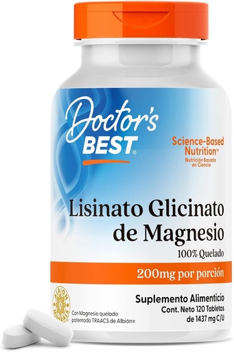[BRSWIYTYO4GRKEDI] Doctor's BEST, Magnesium, 120 Tablets
