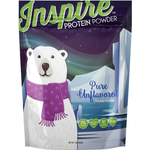 [BRSROGQKA4FWAALO] Bariatric Eating Inspire Pure Unflavored 20g Whey Protein Isolate Powder (20 Servings)