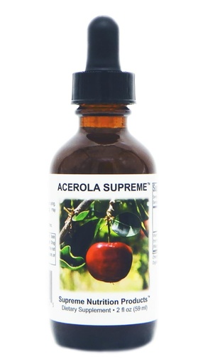 [BRSROGITDF6G2G3X] Supreme Nutrition Acerola Supreme Tincture, 2 fl oz | 59 Servings