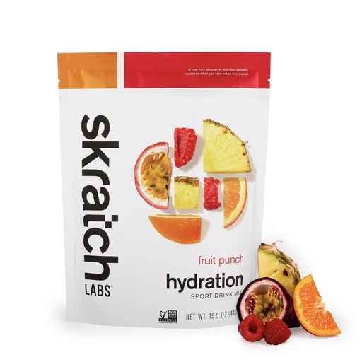 [BRSWGAYEDIBBYGY4] Skratch Labs Hydration Sports Drink Mix – Real‑Fruit Electrolyte Powder for Fast Hydration & Endurance | Fruit Punch | 20 Servings | Vegan, Non‑GMO, Clean Ingredients