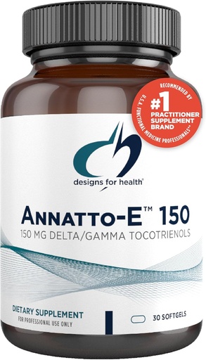 [BRSWGHT2OYIA2YLX] Annatto-E 150mg Tocotrienols - DeltaGold Vitamin E Kompleksi Delta + Gamma Tocotrienols - Cardiovascular, Sağlam Ağlama + Antioksids - GMO (30 Softgels)