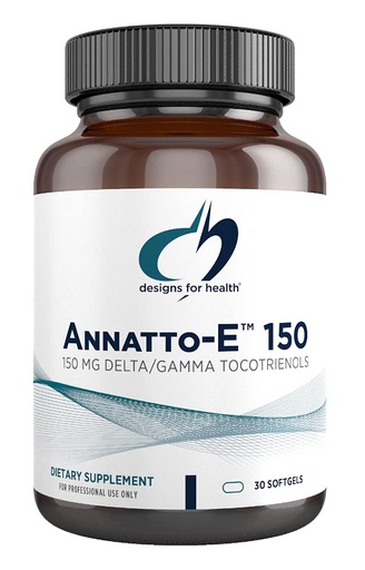 [BRSWGHT2OYIA2YLX] Designs for Health Annatto-E 150mg Tocotrienols - DeltaGold Vitamin E Complex Supplement with Delta + Gamma Tocotrienols - Cardiovascular, Healthy Aging + Antioxidant Support - Non-GMO (30 Softgels)