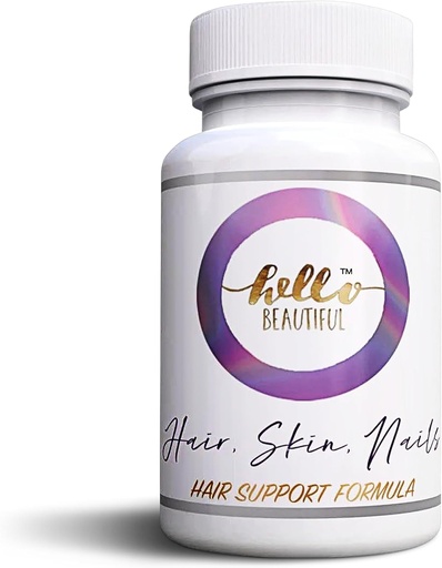 [BRSROGI2BEPAGAY7] Hello Beautiful Hair Skin and Nails Vitamins for Women - Hair Growth Vitamins - Biotin Supplement for Hair Loss - Nail Growth Energy Vitamins for Women – 5000 mcg