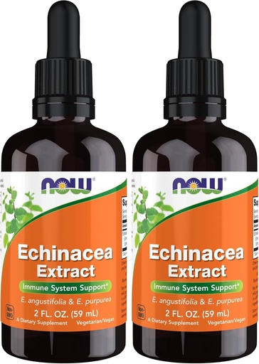 [BRSRAY3ROUFRM2TJ] Echinacea екстракт рідини з Dropper, Immune System Support*, 2-Ounce (Pack of 2)