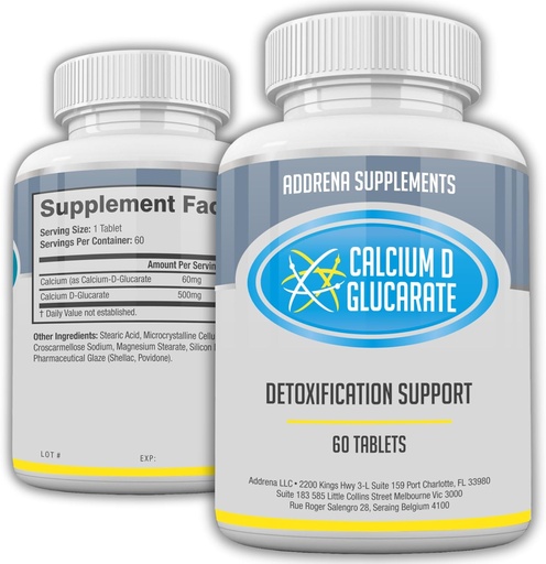 [BRSWGBAYB57GM33K] Calcium D-Glucarate 500mg