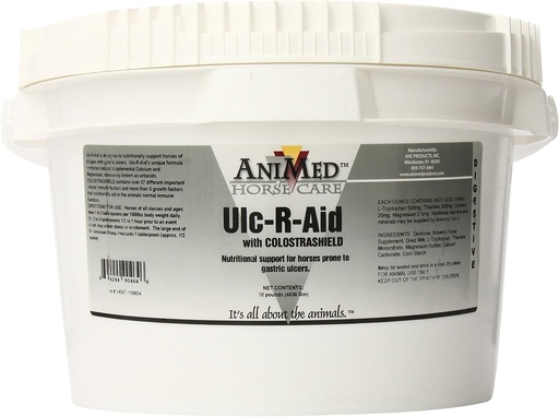 [BRSWIYQYAUNR6C3Y] AniMed Ulc-R-Aid Nutritional Supplement for Horses, 10-Pound