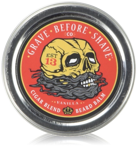 [BRSWKZYHBAAQ4E3Y] Grave Before Shave™ Cigar Blend Beard Balm (Cigar/Vanilla scent) (2 oz.)
