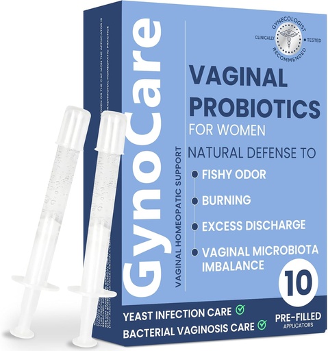 [BRSROAQEPIORGEY2] Vaginal Probiotics for Women | Feminine Care | pH Balance for Women | Yeast Infection Care | Bacterial Vaginosis Treatment | Defense Against Burning and Excess Discharge | 10 Pre-Filled Applicators