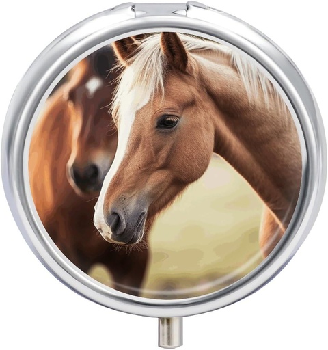 [BRSRAA36PMCWADYY] Pill Case 3 Sammenligninger Bærbar pille Box Vanntett Vanntett Horse Pill Organizer Round Medicine Organizer Pill Holder for kosttilskudd Fiskeoljer Vitaminer
