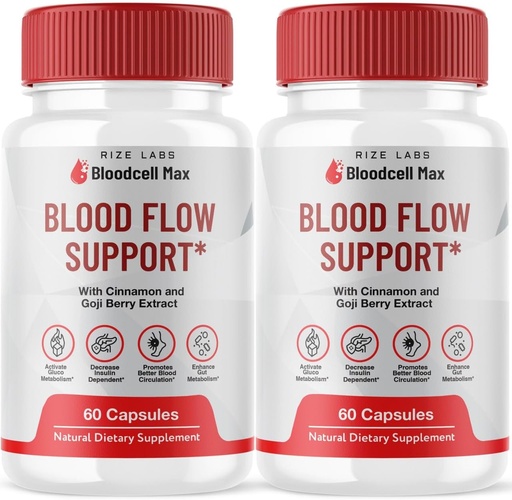 [BRSROHDYBZYGC2TJ] (2 Pack) Bloodcell Max - Bloodcell Max Capsules to Maintain Healthy Levels, Bloodcell Max Advanced Formula for Overall Health, BloodcellMax Pills Review (120 Capsules)