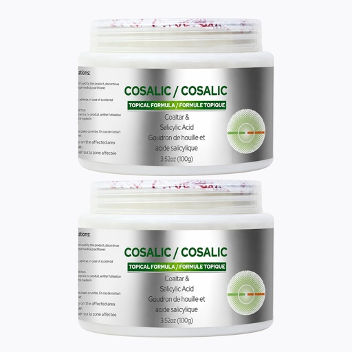 [BRSW2CQBDJ6RMD33] SALVE Cosalic Coal Tar & Salicylic Acid Ointment (100 g / 3.5 oz) Pack of 2 - Psoriasis Relief Cream for Scaly, Itchy, Flaky Skin