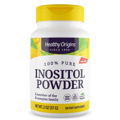 [BRSWIYQTCUIWC23U] Healthy Origins Inositol Powder, 56.7 g - for Skin, Hair & Nail Health - Vitamin B8 Powder Supplement - Part of The B Complex Family - Vegan, Non-GMO & Gluten-Free Supplement - 2 Oz