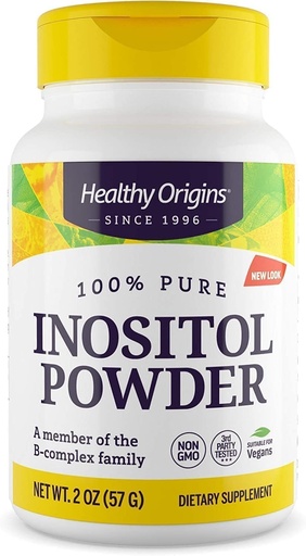 [BRSWIYQTCUIWC23U] Terve Origins Inositol Powder, 56,7 g - ihon, hiusten ja kynsien terveys - B8-vitamiini Powder Supplement - osa B Complex Family - Vegaani, ei-GMO & Gluteeniton täydennysosa - 2 Oz