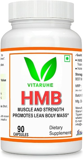 [BRSRAYYKBB5AE3TK] Generic Senta HMB Supplement 1000mg. Supports Muscle Growth, Retention & Lean Muscle Mass | Fast Workout Recovery for Bodybuilding 90 Capsules