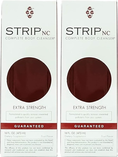 [BRSWYEIQPN6AYFY3] Wellgenix Strip NC Herbal Cleanse Detox Drink-Extra Strength Body Cleanser Liquid - Fast Acting & Deep System Cleanser- Fruit Punch 16oz (Pack of 2)