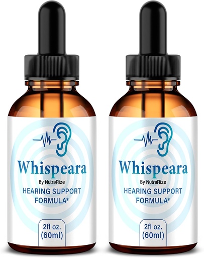 [BRSRABQOB54BAA37] (2 Pack) Whispera Drops - Official Whispera to support Здравословни Изслушвания, Фокус и Пърформанс, All Natural Whispera Search Support Formula, Premium Whispera Gotas Review (60 Servings)