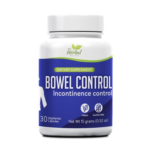 [BRSROEDQCEDRUC35] Bowel Incontinence Support Supplement - Control Leaky Bowel - Reduces the Frequency and Severity of Bowel Incontinence Episodes - 100% Natural Herbal Supplement