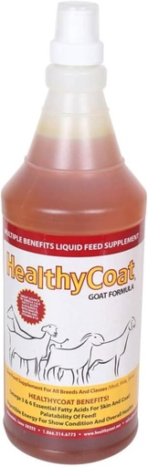 [BRSWIYY5CMIAKHLA] HealthyCoat Goat Formula: Quart. Skin, Coat, Body Condition, Allergies, Immune System, Milk Production.