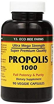 [BRSWKFA2AEFBK234] YS Eco Bee Farms Propolis 1000-90 caps (Pack of 4)