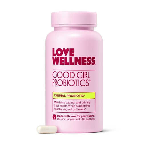 [BRSRAAQ3OYIRGCLV] Love Wellness Good Girl Probiotics | Women’s Vaginal Health & pH Balance Supplement | 9-Strain Probiotic for Urinary Tract, Yeast, Odor & Immune Support | Gluten-Free (30-Day Supply)
