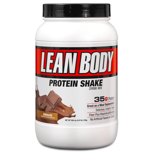 [BRSWIYLRO4EBMDI5] Lean Body All-in-One Chocolate Meal Replacement Shake. 35g Protein, Whey Blend, 7g Healthy Fats & Fibre, 22 Vitamins and Minerals, No Artificial Colours, Gluten Free LABRADA