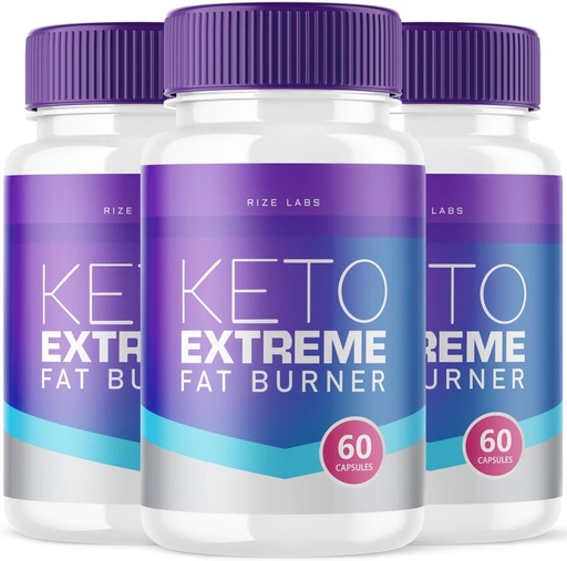 [BRSROHQEAENBGH3B] rize labs Keto Extreme Capsules, Keto Extreme Fat Burner Supplement, Keto Extreme for Total Body Health, Keto Extreme Maximum Strength Formula (180 Capsules) (Pack of 3)