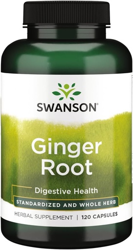 [BRSWIZQGDEARMC32] Swanson Ginger Root (Standardized) 250 Milligrams 120 Capsules