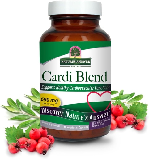 [BRSWYFLRCR7RUYLB] CardiMax Nature's Answer 60 VCaps