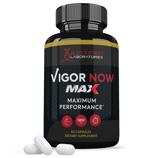 [BRSW2BAECEFRGEQ2] Vigor Now Max 1600MG Men's Health Formula 60 Capsules