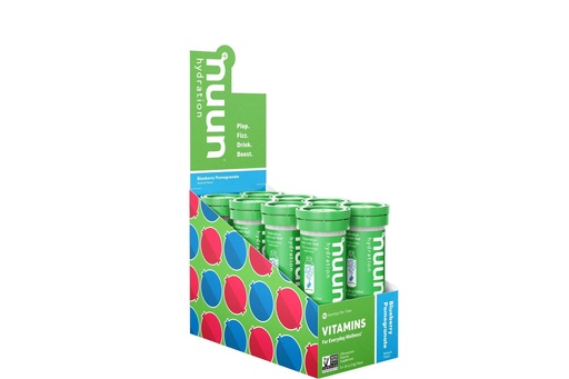 [BRSWKHD6AABBQGTO] Nuun, Blueberry Pomegranate Electrolyte Drink Tabs 8 Count, 1.9 Ounce