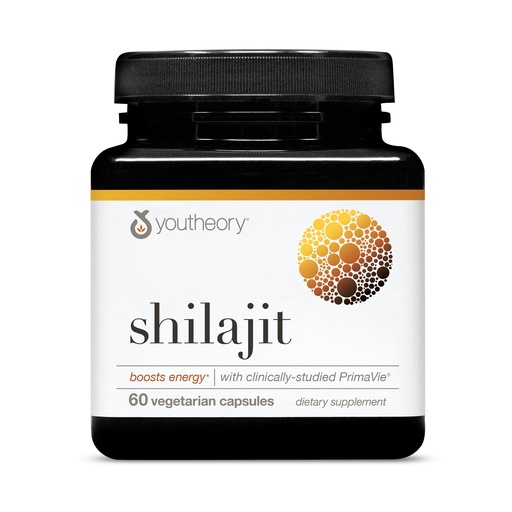 [BRSW2AYPCUIGK2Q7] Youtheory Shilajit - PrimaVie Himalayan Shilajit Capsules - Supports Energy, Stamina & Endurance* - Gluten Free - 60 Capsules (30-Day Supply)