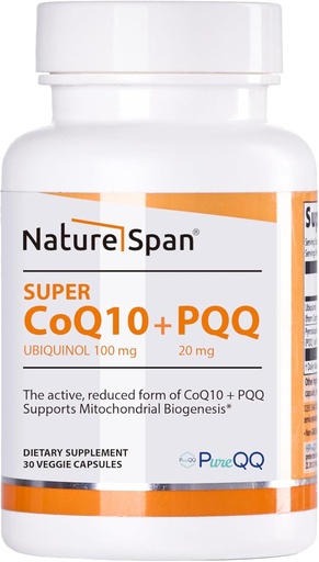 [BRSRAYYOOUIQGA3H] Cocrystal Coenzyme PQQ- Each Capsule Contains 100mg Reduced coenzyme and 20mg PQQ,Mitochondrial Supplements, Cell nutrients, Pregnancy Preparation,30 Capsules