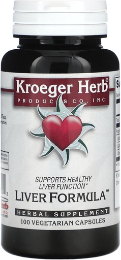 [BRSWIY3QB4MRMA36] Kroeger Herb Liver Formula Combinations, 100 Count