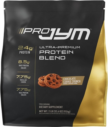 [BRSROZYTCEDRG3LP] JYM Supplement Science Pro JYM Chocolate Cookie Crunch Protein Powder - Whey Protein Isolates, Casein, & Milk Protein, Lean Muscle Building for Men & Women, 22 Servings