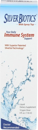 [BRSWIYYLAECRQ3TE] American Biotech Labs Silver Biotics Ultimate Immune System Support, 4 Fluid Ounce