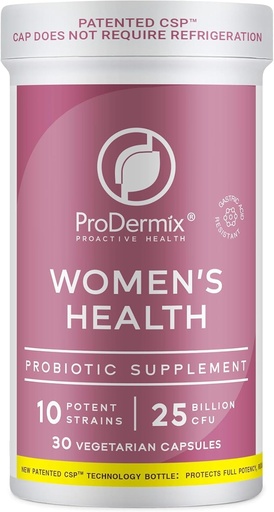 [BRSRA2YOOUDQAELL] Probiotics for Women, Vaginal Probiotic, Promotes PH Balance, UT Health, 25 Billion CFU, Once Daily Womens Supplement, Kosher, 30 Capsules (30 Capsules)