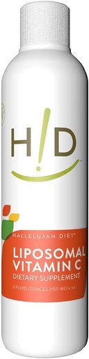 [BRSWGEIDCENAECTU] THE HALLELUJAH DIET Liposomal Vitamin C Liquid Supplement - Advanced Immune Support, Superior Absorption Lipid-Encapsulated Formula, 1-5 Ounce Bottle,�