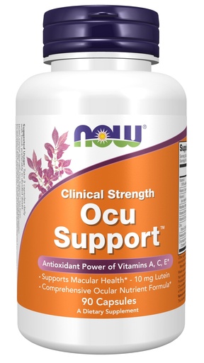 [BRSWIY3QB4NQGDLK] NOW Supplements, Ocu Support™with FloraGLO® Lutein, plus Vitamins A, C and E, 90 Veg Capsules