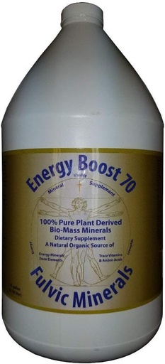 [BRSWGZA5BYPQ23D6] Boost 70 Fulvic Minerals Trace Elements Vitaminas y Aminoácidos Morningstar Minerals (1 Gallon)