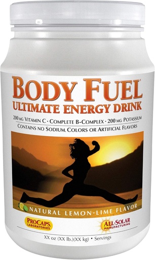 [BRSWI2QGBZ4BGH3U] ANDREW LESSMAN Body Fuel 60 Servings, Lemon-Lime Flavor - Nutritious Blend of Complex Carbohydrates and Fructose for Immediate and Sustained Energy, with High Potency B-Complex and Vitamin C
