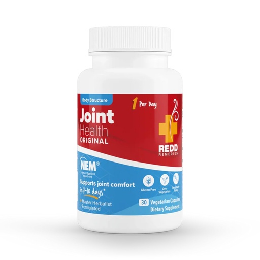 [BRSWIYQOCQGGA2LC] Redd Remedies, Joint Health Original, Helps Strengthen Connective Tissue and Cartilage, 30 Vegetarian Capsules