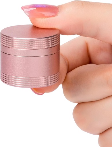 [BRSROGD5BADQ4ADZ] Small Pill Case Daily Pill Box - Portable Metal Pill Container for Pocket Purse, Single Waterproof Pill Holder for Vitamins, Cod Liver Oil, Medicine, Pill Organizer Pink