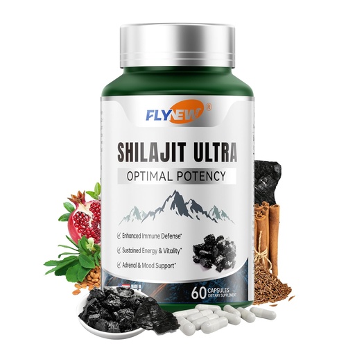 [BRSRAFD6PIPRYCD2] Shilajit for Men Women, Shilajit with Naturally Fulvic Acid & L-Arginine, Himalayan Shilajits for Extra Power, Stamina & Immune Support, Non-GMO, Made in USA, 60 Capsules, 1,300mg Per Serving