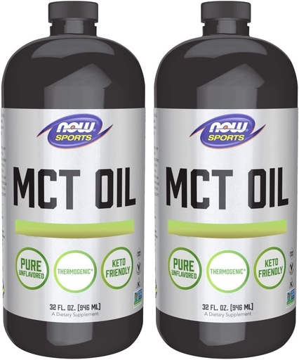 [BRSRAYYOBMMB423A] Ahora Alimentos MCT 100% aceite, 32 fl oz (Pack de 2)
