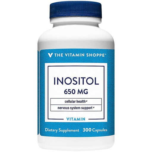[BRSWIYTYOEDR2FQ7] The Vitamin Shoppe Inositol 650MG, Supports Healthy Liver Cellular (300 Capsules)