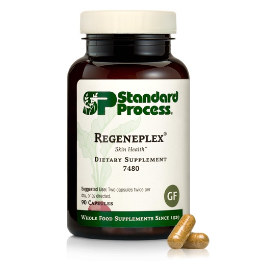 [BRSWGZT7CIMROCTH] Standard Process Regeneplex - Skin Health Supplement with Vitamin C & Zinc - Supports Cellular Function - Gluten-Free - 90 Capsules (45 Servings)