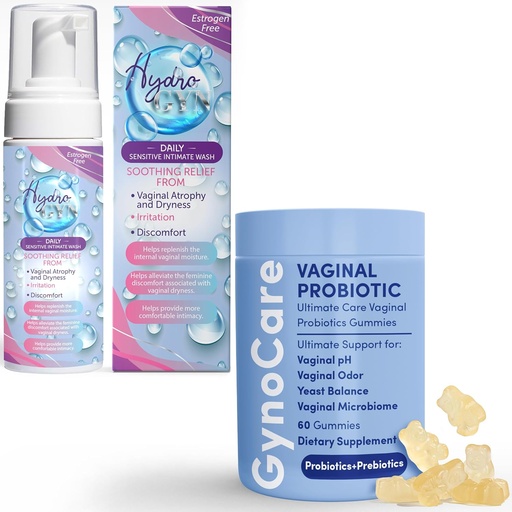 [BRSRABTYOB6GMADA] Terramed Just Think Comfort Vaginal Probiotic Gummies for Women + Unscented Feminine Wash – Dual Support for pH Balance, Odor Control, and Intimate Health