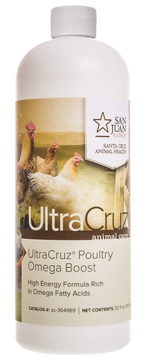 [BRSWIHL2BV6QIFAZ] UltraCruz - sc-364969 Poultry Omega Boost Supplement, 32 oz