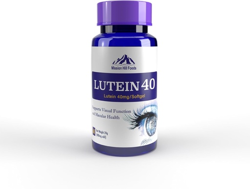[BRSROGLRPINGMADV] Premium Lutein & Zeaxanthin Eye Health Supplement (1 Bottle-2mo Supply) | 40mg | 60 Softgels | Vitamin Pills for Eyes | Non-GMO & Gluten Free